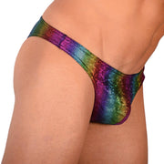 Doreanse Bikini Disco Briefs Low - Rise & Lean Cut Brief In Rainbow 1373 1212