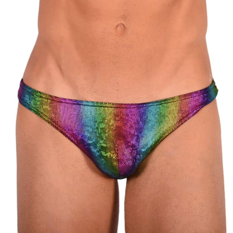 Doreanse Bikini Disco Briefs Low - Rise & Lean Cut Brief In Rainbow 1373 122