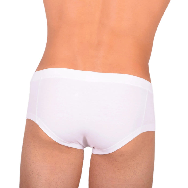 DOREANSE Boxer Adonis Hipster Trunk Soft Cotton White 1750 812