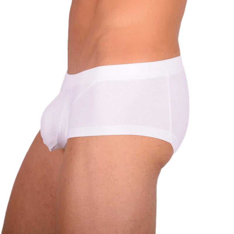 DOREANSE Boxer Adonis Hipster Trunk Soft Cotton White 1750 814