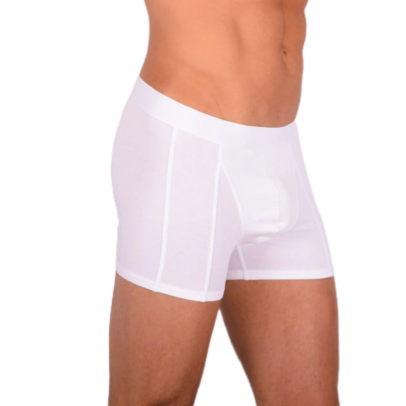 DOREANSE Boxer Casual Cotton Modal Boxer White 1755 4A10