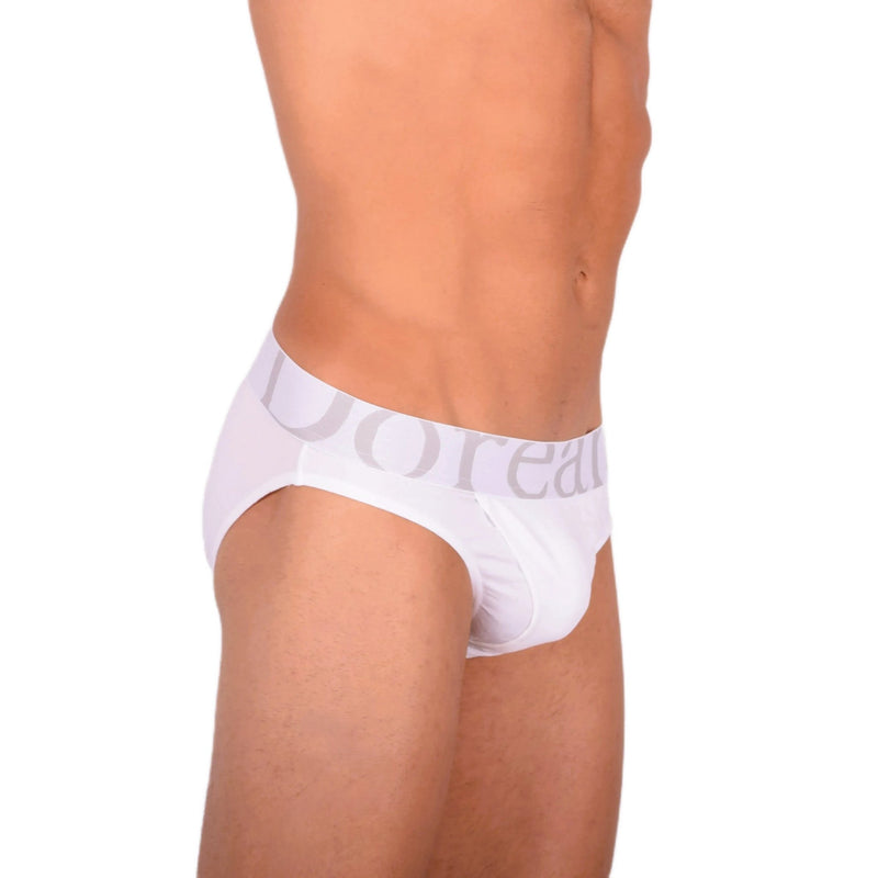 DOREANSE Brief Mens Slip With Pouch Reforming White 1225 93