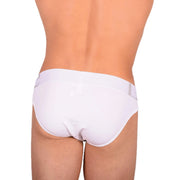 DOREANSE Brief Mens Slip With Pouch Reforming White 1225 94
