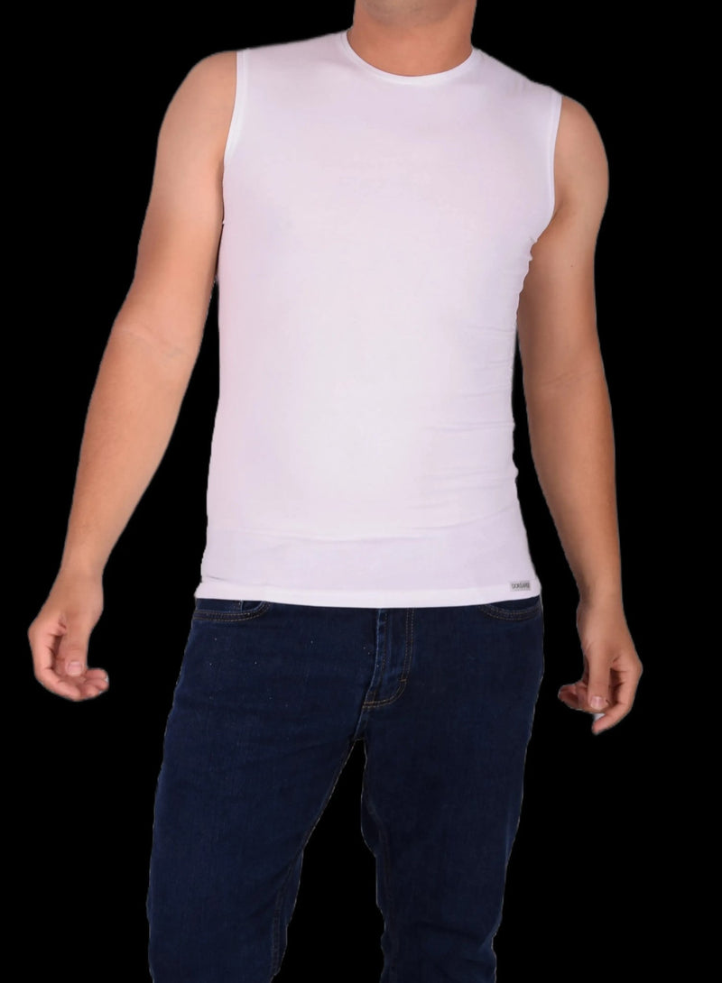 DOREANSE Classic Tank Top Muscle Tank White 2235 4A3
