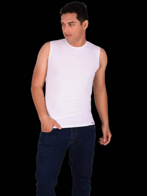 DOREANSE Classic Tank Top Muscle Tank White 2235 4A2