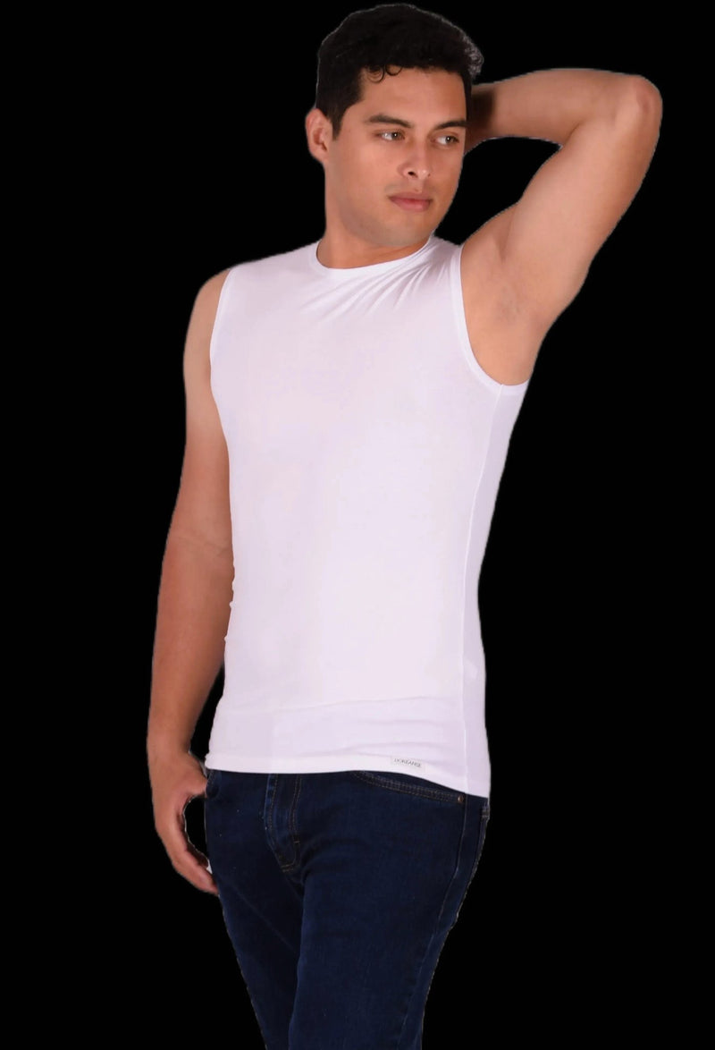 DOREANSE Classic Tank Top Muscle Tank White 2235 4A4