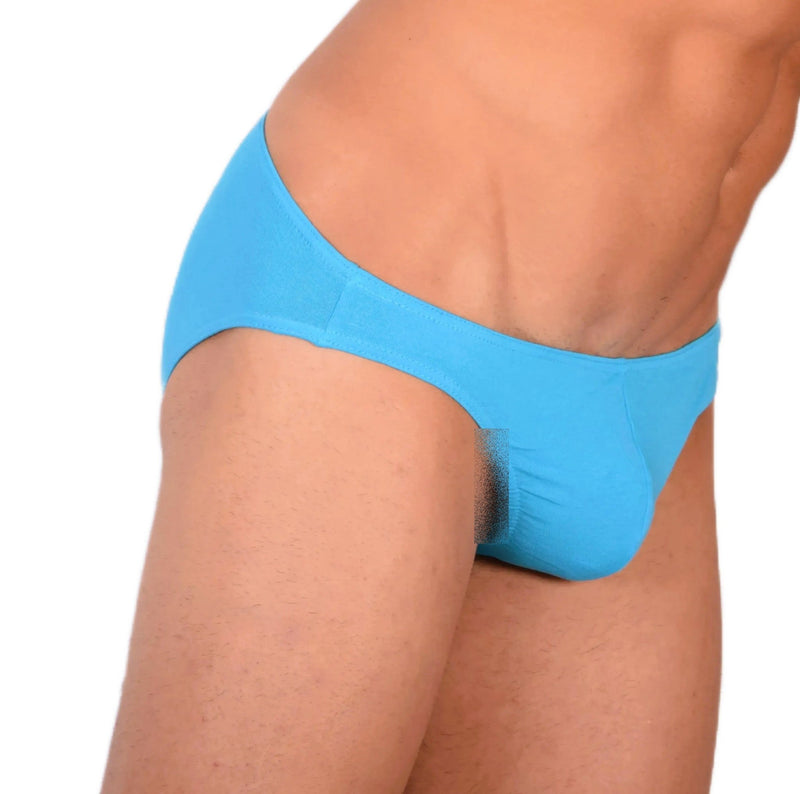 Doreanse Mens boys Micro Brief Cotton Modal Casual Underwear Turquoise 1281 134