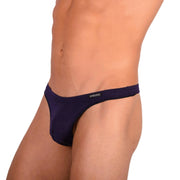 DOREANSE Mens Thongs Soft Cotton String Navy 1392 96