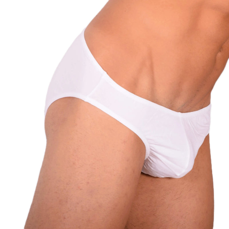 DOREANSE Micro Brief Basic Mens Slip Homme Casual Underwear White 1281 133