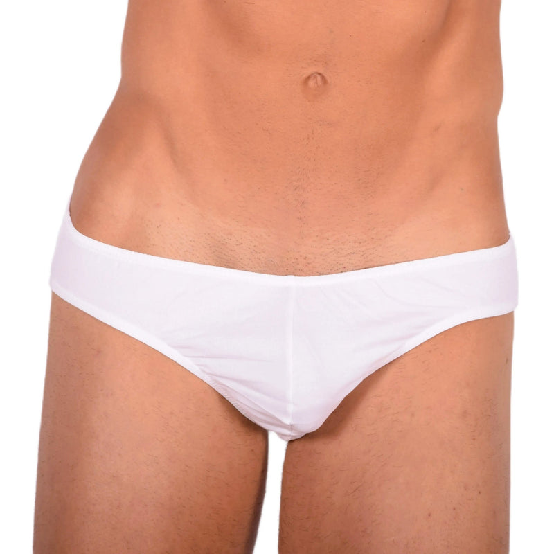 DOREANSE Micro Brief Basic Mens Slip Homme Casual Underwear White 1281 1312