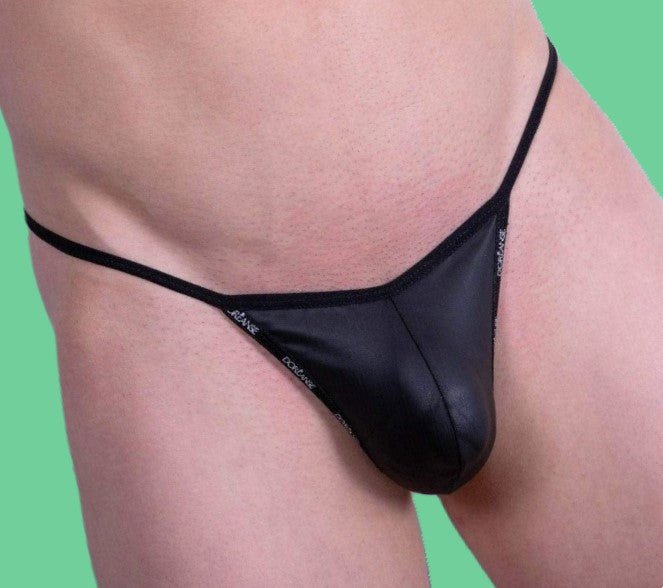 DOREANSE String Homme Glossy G - String Space Black 1326 1A4