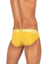 Duo Pack 2 - Private Structure Mini Briefs PRD Sunset Yellow + Dark Navy 4385 10510