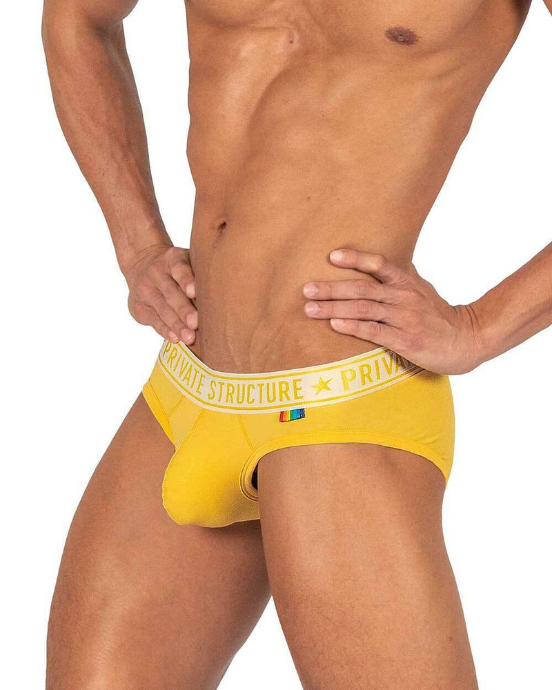 Duo Pack 2 - Private Structure Mini Briefs PRD Sunset Yellow + Dark Navy 4385 1054