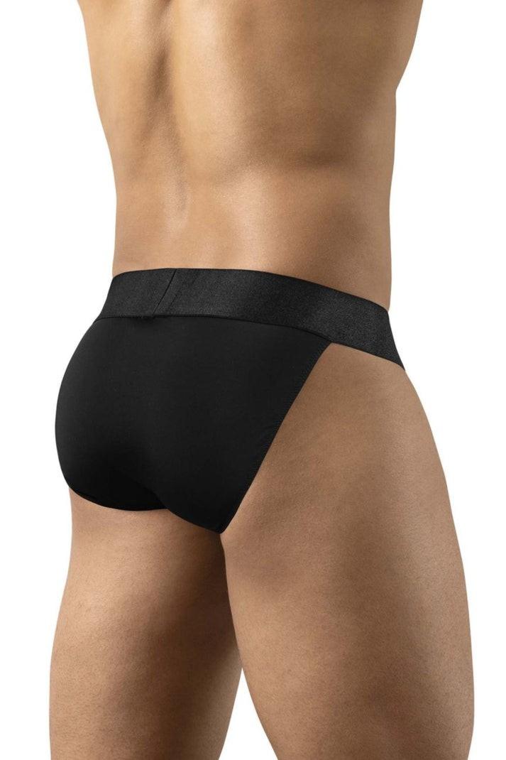 ErgoWear Bikini Briefs MAX Bold Stretchy Soft Tanga - Brief Pouch Black 1747 1382