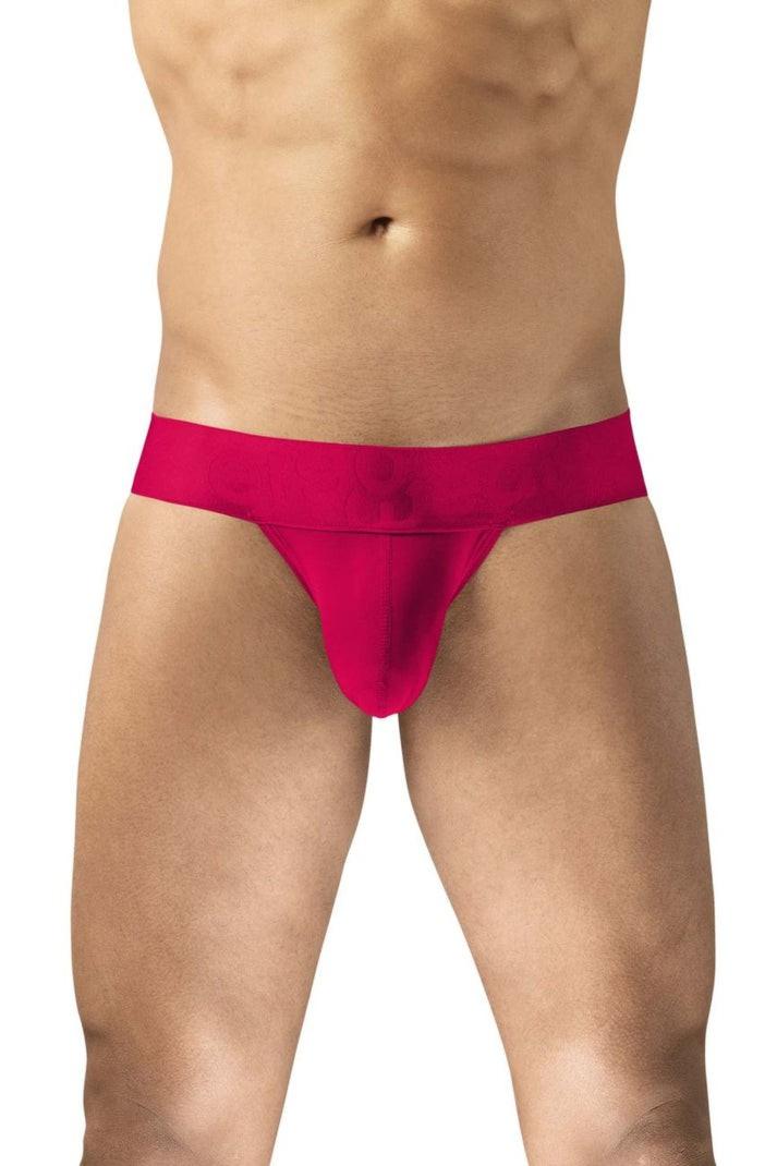 ErgoWear Bikini Briefs MAX Bold Stretchy Soft Tanga - Brief Pouch in Red 1743 1383