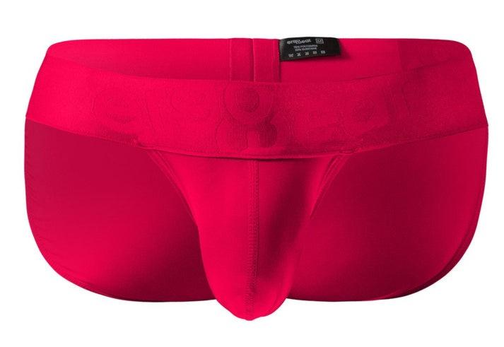 ErgoWear Bikini Briefs MAX Bold Stretchy Soft Tanga - Brief Pouch in Red 1743 1384