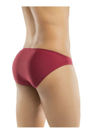 ErgoWear Bikini Briefs X4D Lightweight Low - Rise Lean Cut in Burgundy 1158 1332
