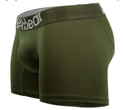 ErgoWear Boxer HIP Trunks Low - Rise Stretchy Boxer Seamed Pouch Green 14983