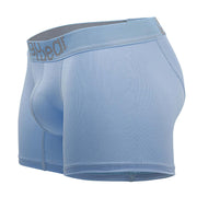 ErgoWear Boxer HIP Trunks Low - Rise Stretchy Boxer Seamed Pouch in Cool Blue 15044