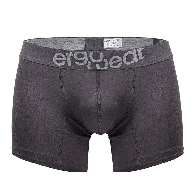 ErgoWear Boxer HIP Trunks Low - Rise Stretchy Boxer Seamed Pouch Shark Gray 14957