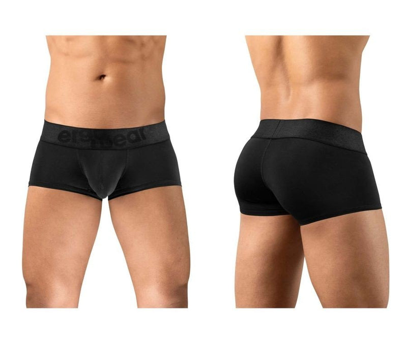 ErgoWear Boxer MAX Bold Stretch Trunks With Supportive Pouch in Black 1748 1365