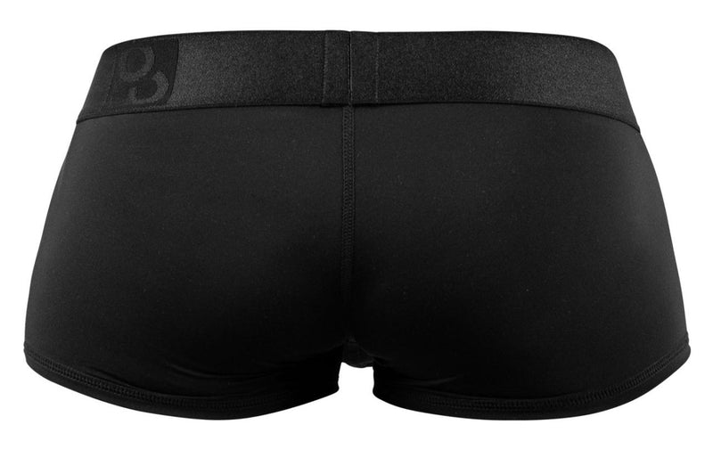 ErgoWear Boxer MAX Bold Stretch Trunks With Supportive Pouch in Black 1748 1367