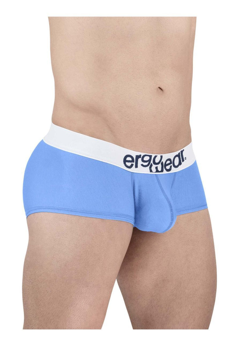 ErgoWear Boxer MAX Cotton Light - Weight Trunks in Light Blue 17133