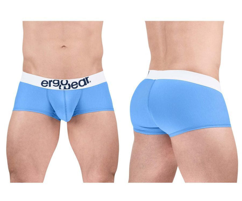 ErgoWear Boxer MAX Cotton Light - Weight Trunks in Light Blue 17134