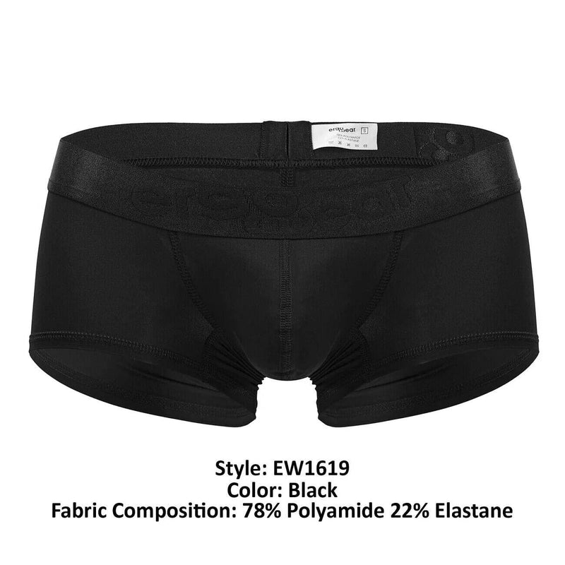 ErgoWear Boxer Trunks MAX XX Stretch Short Length Boxer Black 16199