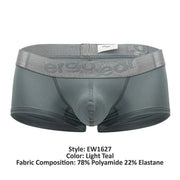 ErgoWear Boxer Trunks MAX XX Stretch Short Length Boxer in Light Teal 16277