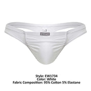 ErgoWear Cotton Thongs FEEL GR8 Pouch Lightweight Thong White 1734 1214