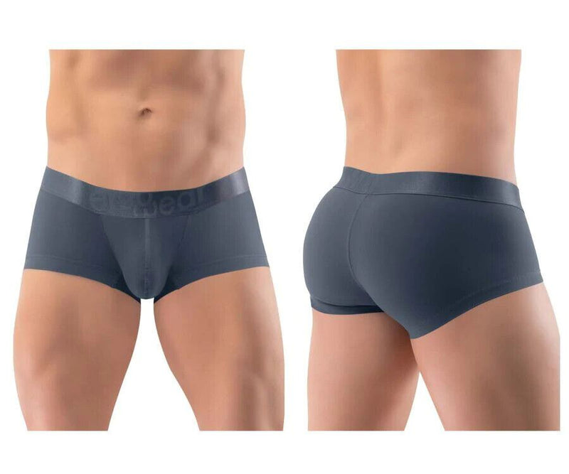 ErgoWear Elastic Boxer Trunks MAX XX 3D-Pouch Hyper Soft in Dark Gray 1289 64