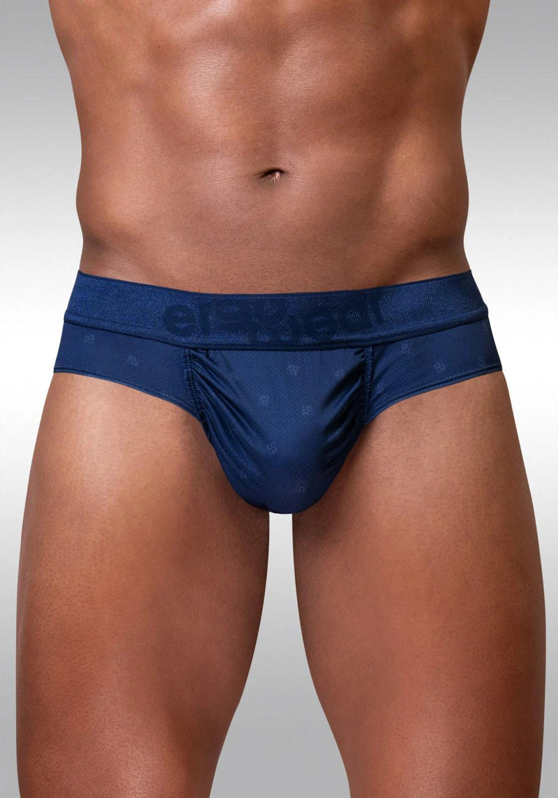 ErgoWear FEEL SE Briefs MicroMesh 4 - Way Stretch Adaptable Pouch Navy 1751 253