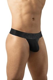 ErgoWear G - String MAX Bold Stretch Thong With Supportive Pouch in Black 1746 1393