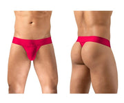 ErgoWear G - String MAX Bold Stretch Thong With Supportive Pouch in Red 1742 1394