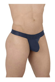 ErgoWear G - String MAX XX Stretchy Elastic Thongs in Dark Blue 16331