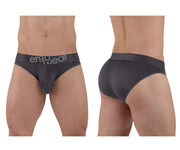 ErgoWear HIP Bikini Brief Stretchy Low - Rise Briefs Seamed Pouch Shark Gray 14943