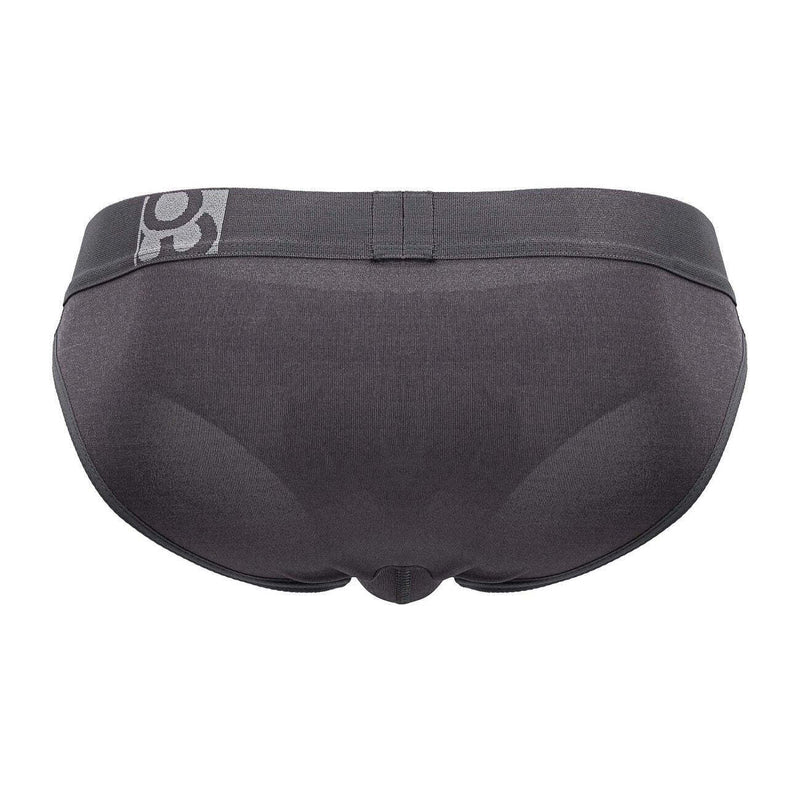 ErgoWear HIP Bikini Brief Stretchy Low - Rise Briefs Seamed Pouch Shark Gray 14945