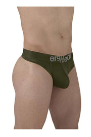 ErgoWear HIP Thongs Stretchy Quick - Dry Soft Microfibre Cypress Green Thong 14963