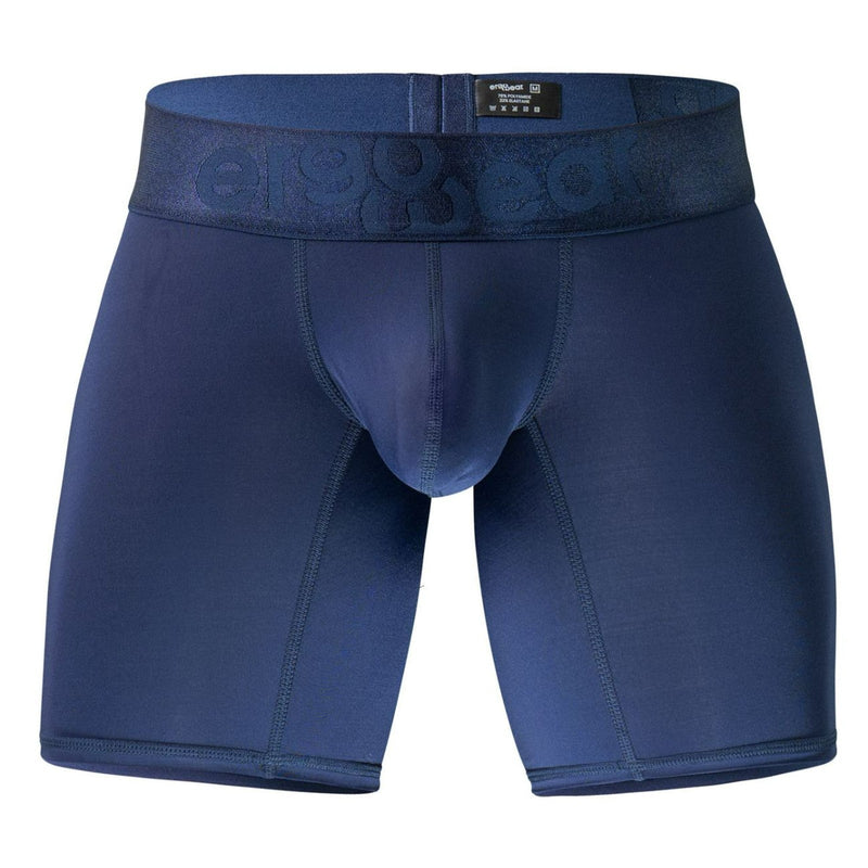 ErgoWear Long Boxer Briefs MAX Bold Mid - Cut Stretchy Blue Navy 1741 22