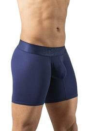 ErgoWear Long Boxer Briefs MAX Bold Mid - Cut Stretchy Blue Navy 1741 23