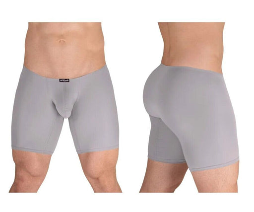 ERGOWEAR Long Boxer X4D Seamed Pouch Midcut Silver Gray 1594 922