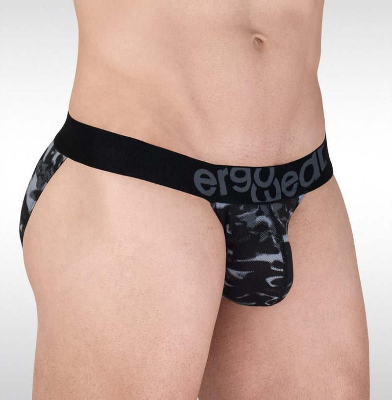 ErgoWear MAX SE Bikini Brief Camo 3D Pouch Micro Mesh Black 1723 1301