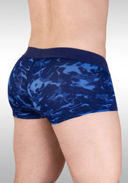 ErgoWear MAX SE Camo Boxer Trunk 3D Pouch Micro Mesh Stretch Blue 1720 1272