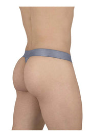 ErgoWear MAX XX G - String Elastic Stretchy Waistband Thong in Blue Fog 16293