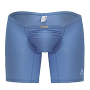 ErgoWear Mid - Cut Boxer Briefs Feel GR8 Long Cotton Boxer in Light Blue 1733 1245