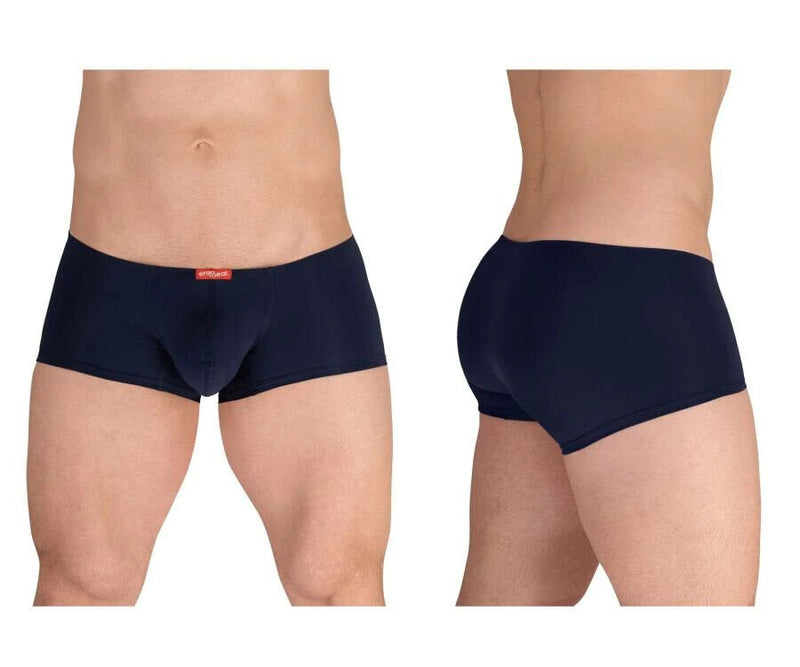 ERGOWEAR Mini Boxer X4D Seamed Pouch Low - Rise Trunks Navy Blue 1601 934