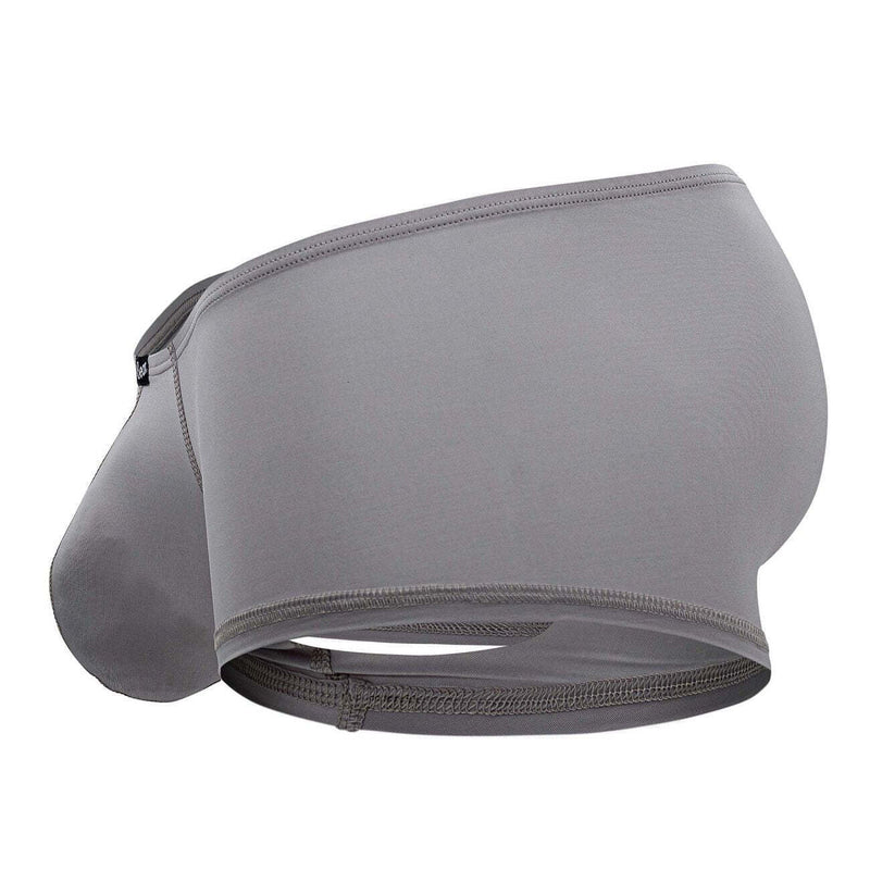 ERGOWEAR Mini Boxer X4D Seamed Pouch Low - Rise Trunks Silver Gray 1593 934