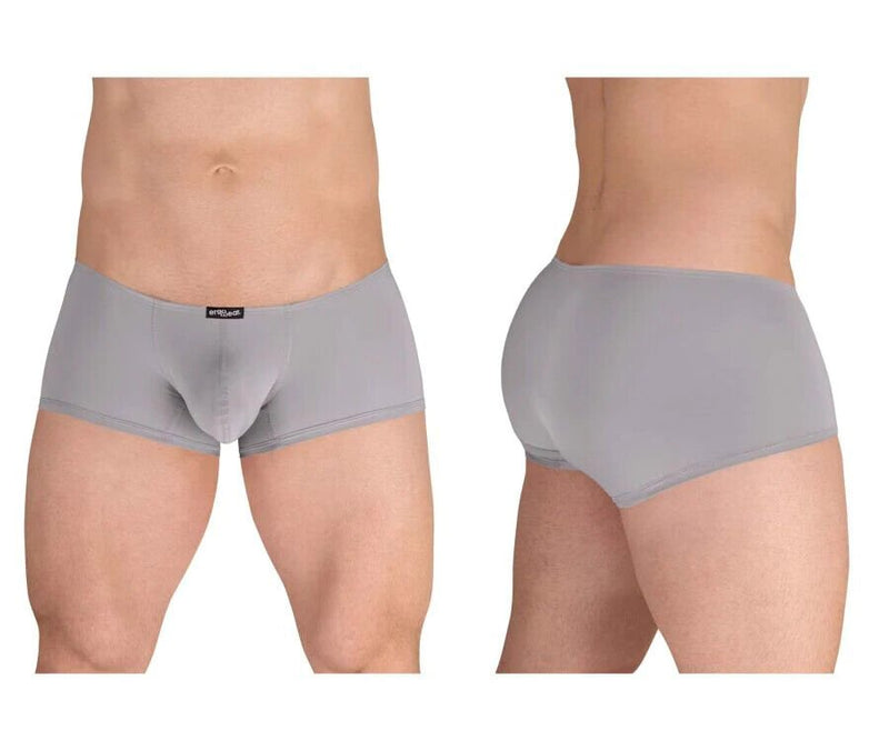 ERGOWEAR Mini Boxer X4D Seamed Pouch Low - Rise Trunks Silver Gray 1593 933