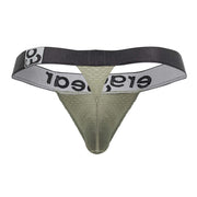 ErgoWear String MAX Flow 3D Pouch Micro - Perforated Thong Smoke Green 16772